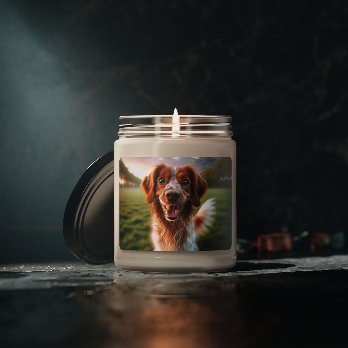 Brittany Dog- Scented Soy Candle, 9oz