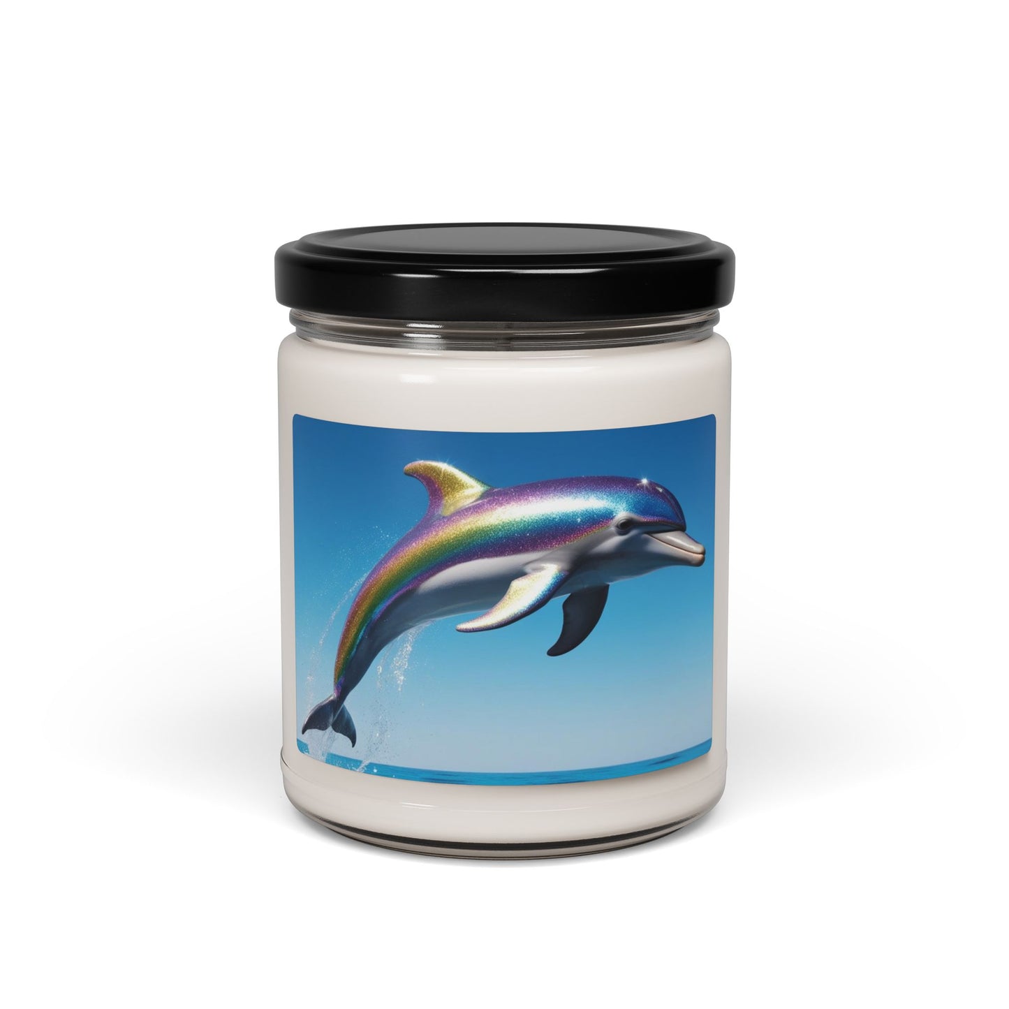 Rainbow Dolphin- Scented Soy Candle, 9oz