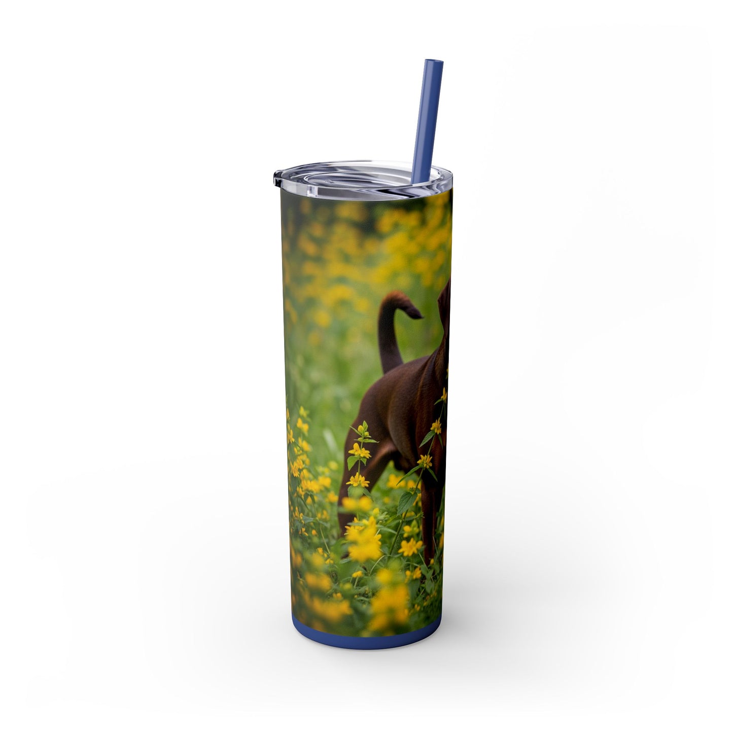 German Pinscher Tumbler with Straw, 20oz