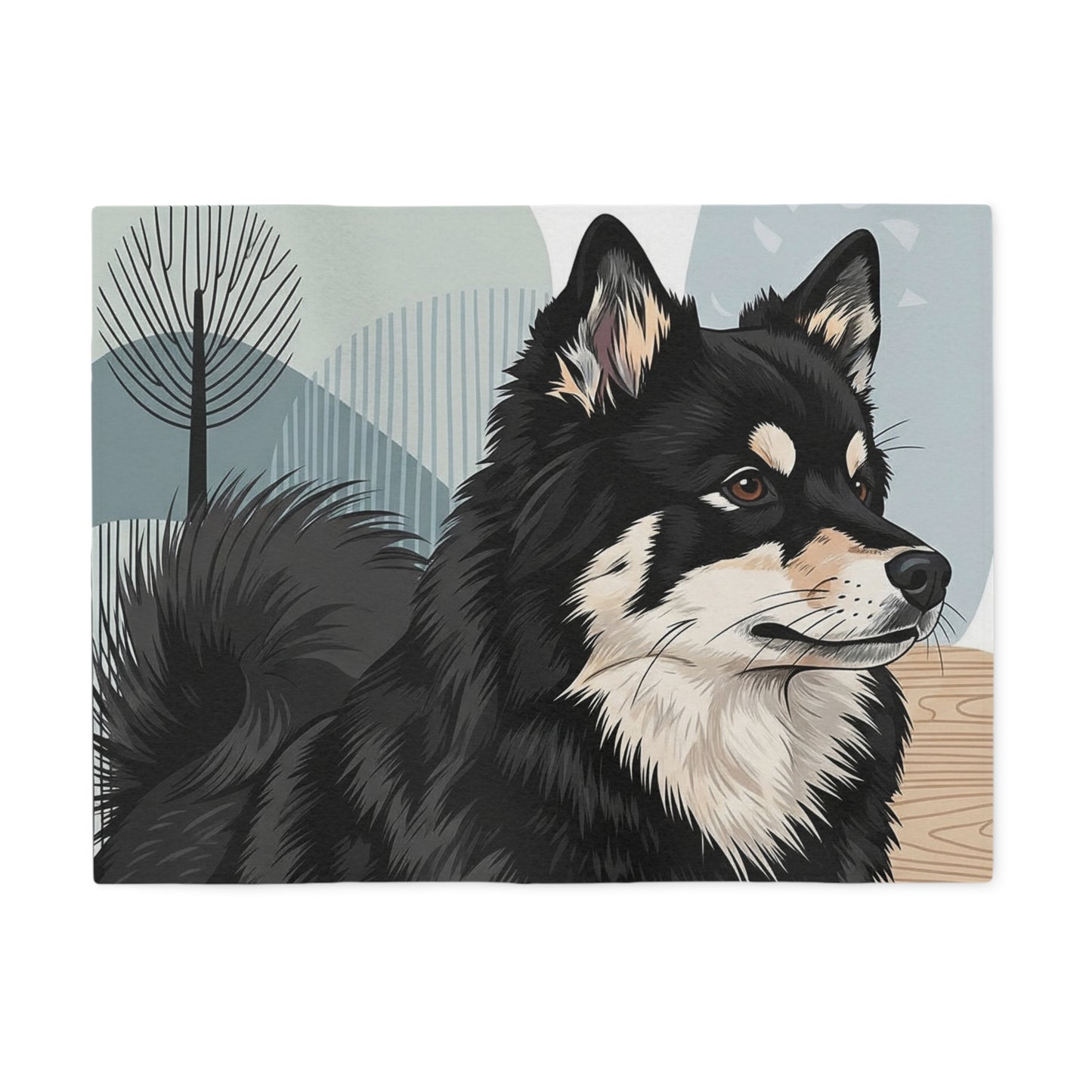 Swedish Lapphund Sweatshirt Blanket