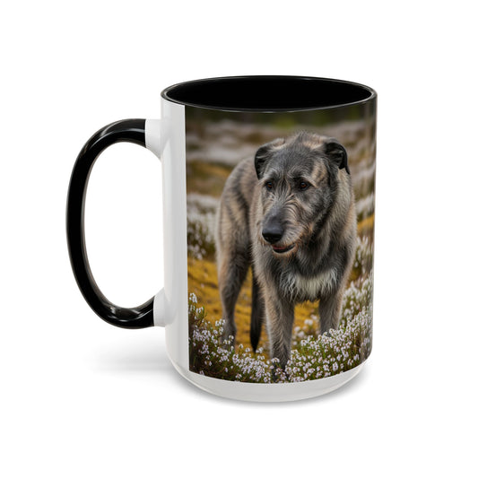 Irish Wolfhound Accent Coffee Mug - Perfect Gift for Dog Lovers
