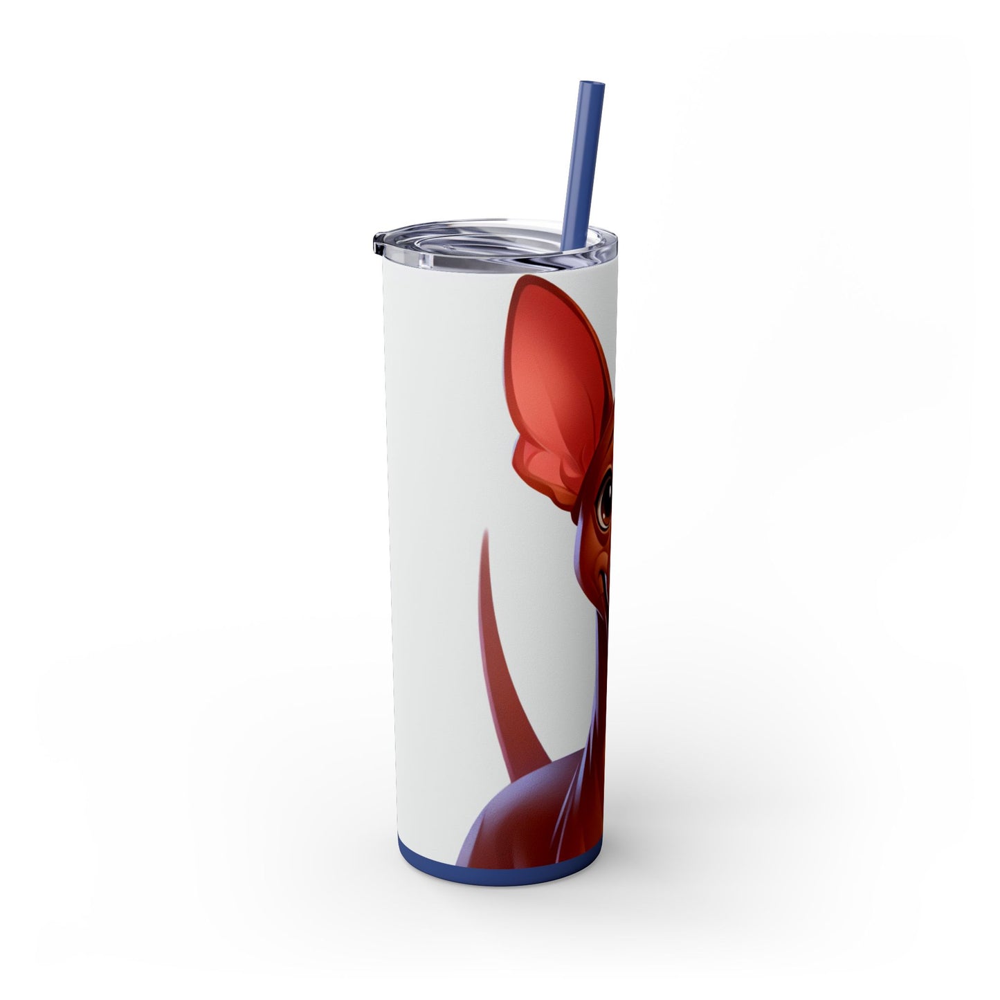 Vaso Cirneco dell'Etna con pajita, 20 oz