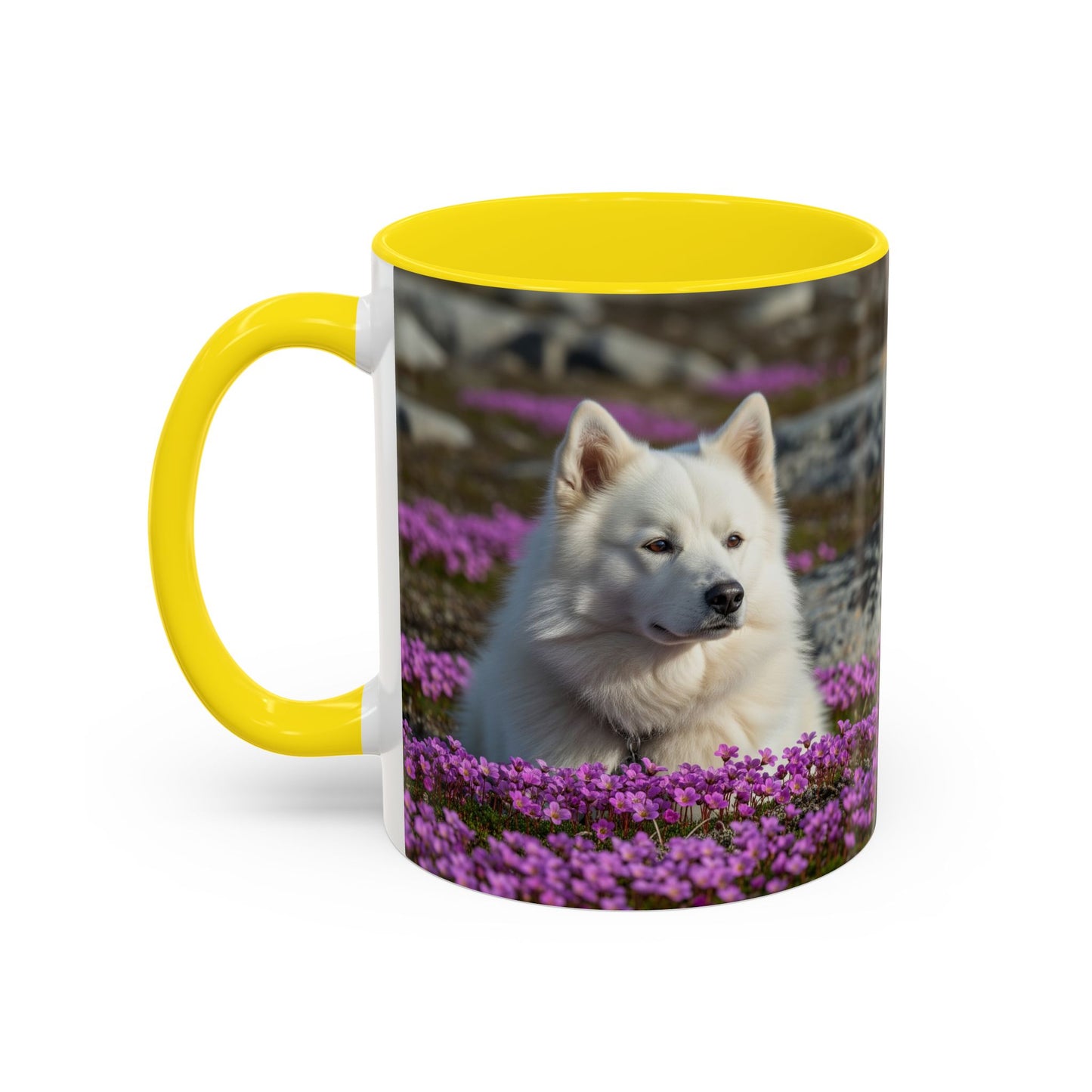 Canadian Eskimo Dog Accent Coffee Mug - Perfect Gift for Dog Lovers