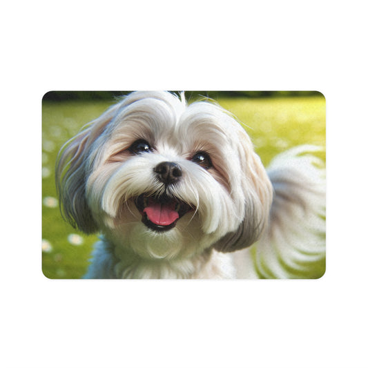 Pet Food Mat (12x18) - Shihmalt