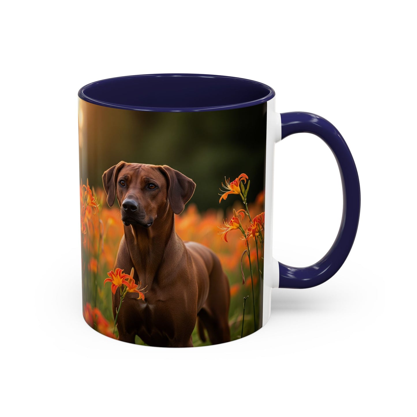 Taza de café con diseño de Rhodesian Ridgeback: el regalo perfecto para los amantes de los perros.