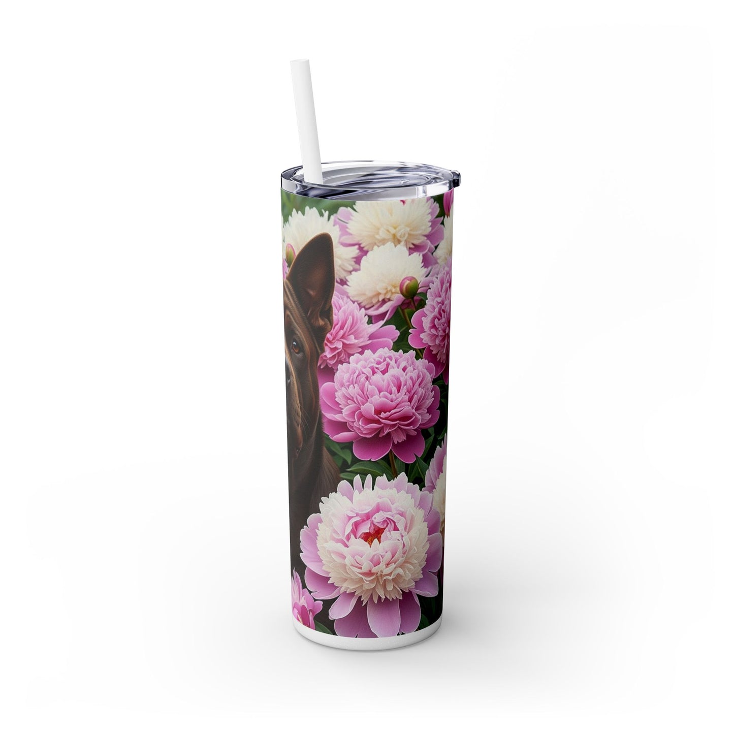 Gobelet isotherme de Chongqing (Chine) avec paille, 590 ml (20 oz).
