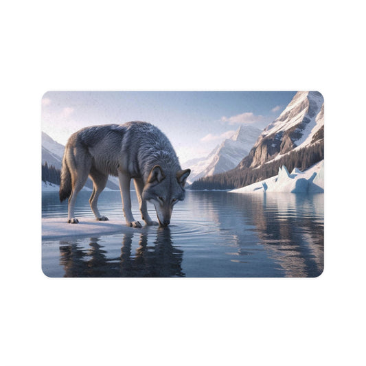 Pet Food Mat (12x18) - Wolf