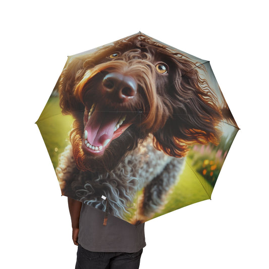 Pudelpointer Semi-Automatic Foldable Umbrella