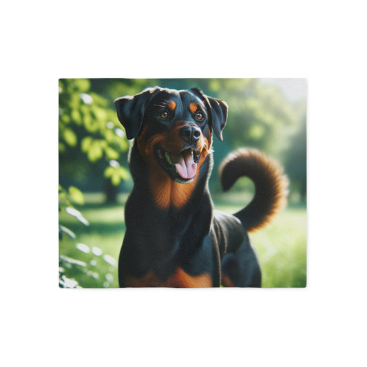 Beauceron Sweatshirt Blanket