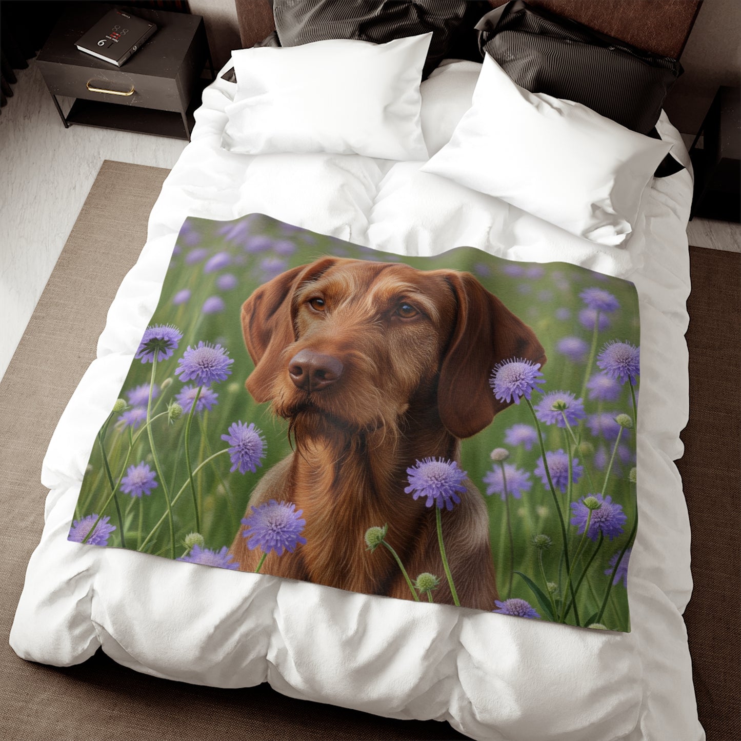 Couverture de sweat-shirt Vizsla aux cheveux durs hongrois