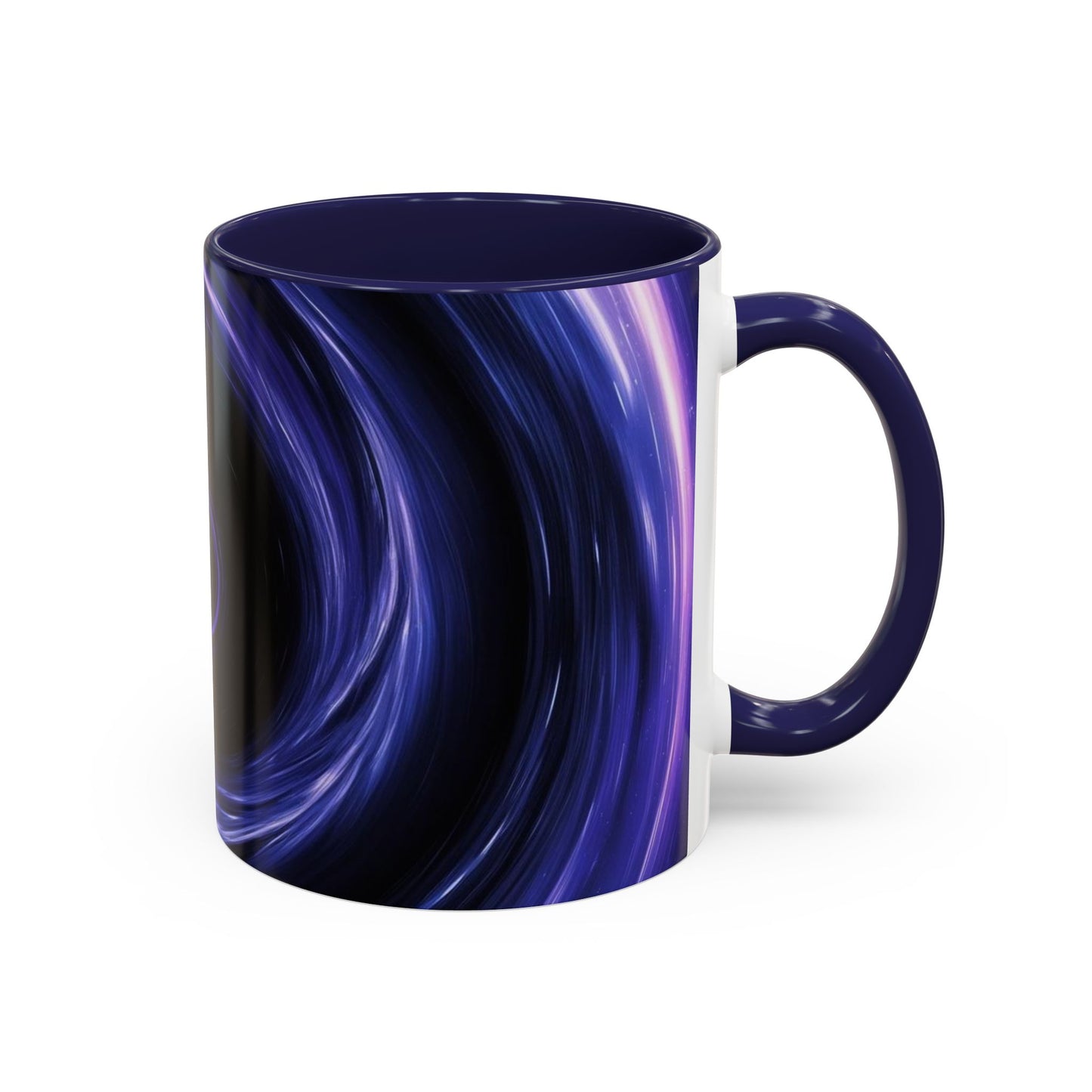 Optical Illusion Accent Mug – Ceramic Coffee Cup
