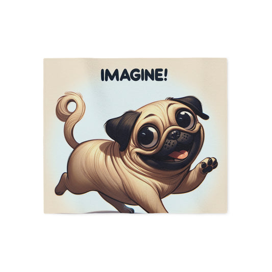 Pug Sweatshirt Blanket