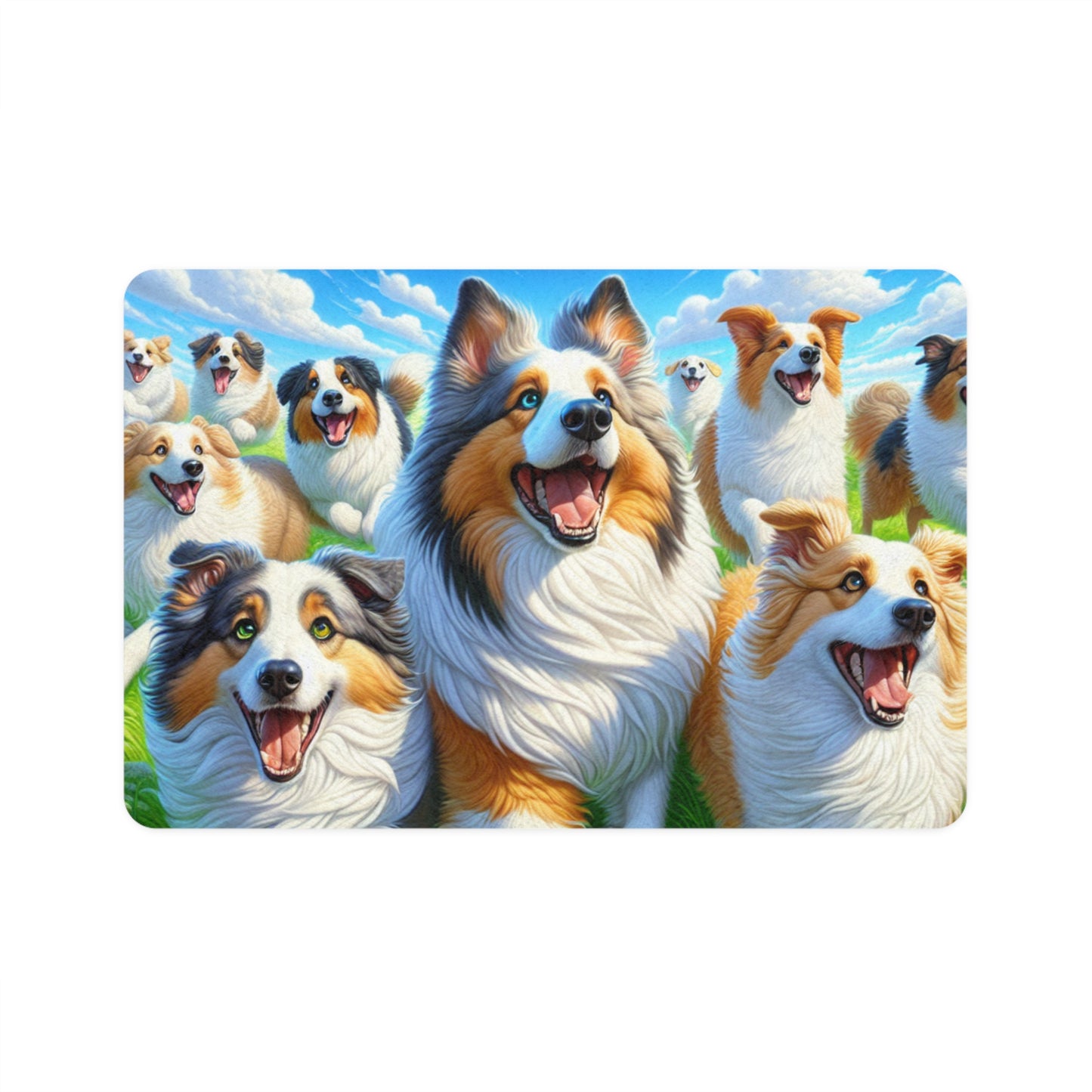 Pet Food Mat (12x18) - Sheepdog