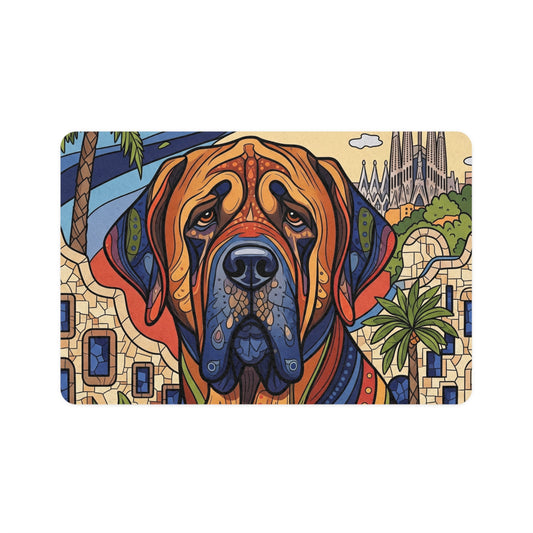 Pet Food Mat (12x18) - Spanish Mastiff