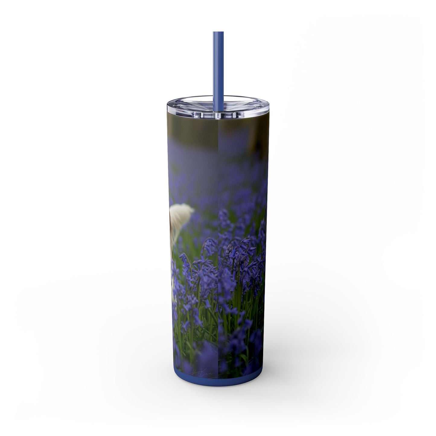 Welsh Springer Spaniel Skinny Tumbler with Straw, 20oz