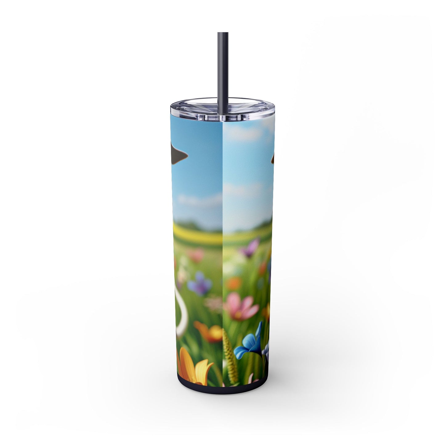 Whippet Skinny Tumbler with Straw, 20oz