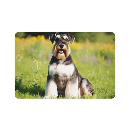 Pet Food Mat (12x18) - Giant Schnauzer