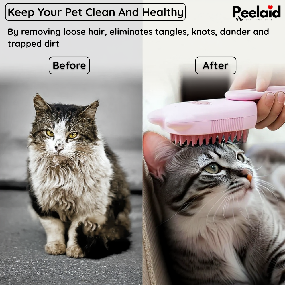 Cepillo de vapor para mascotas Peelaid™