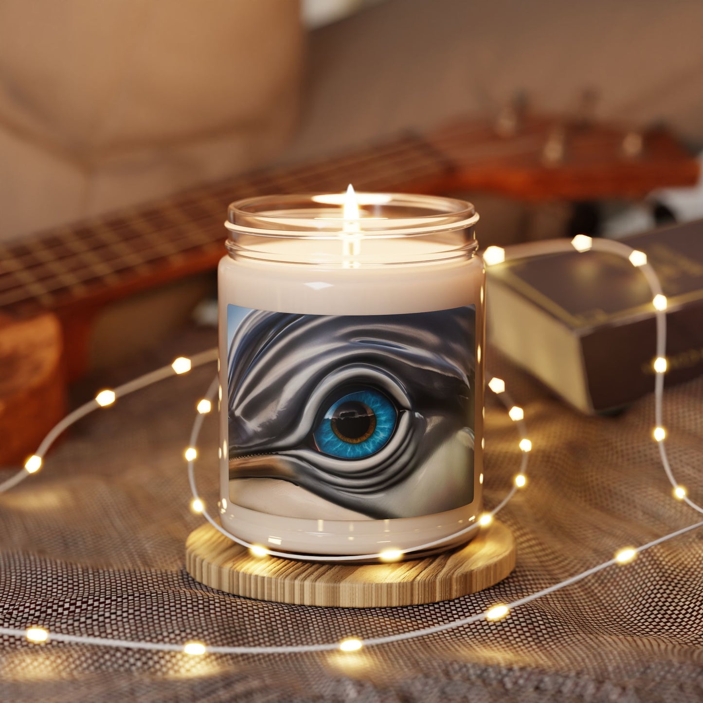 Close Up of a Dolphin's Eye- Scented Soy Candle, 9oz