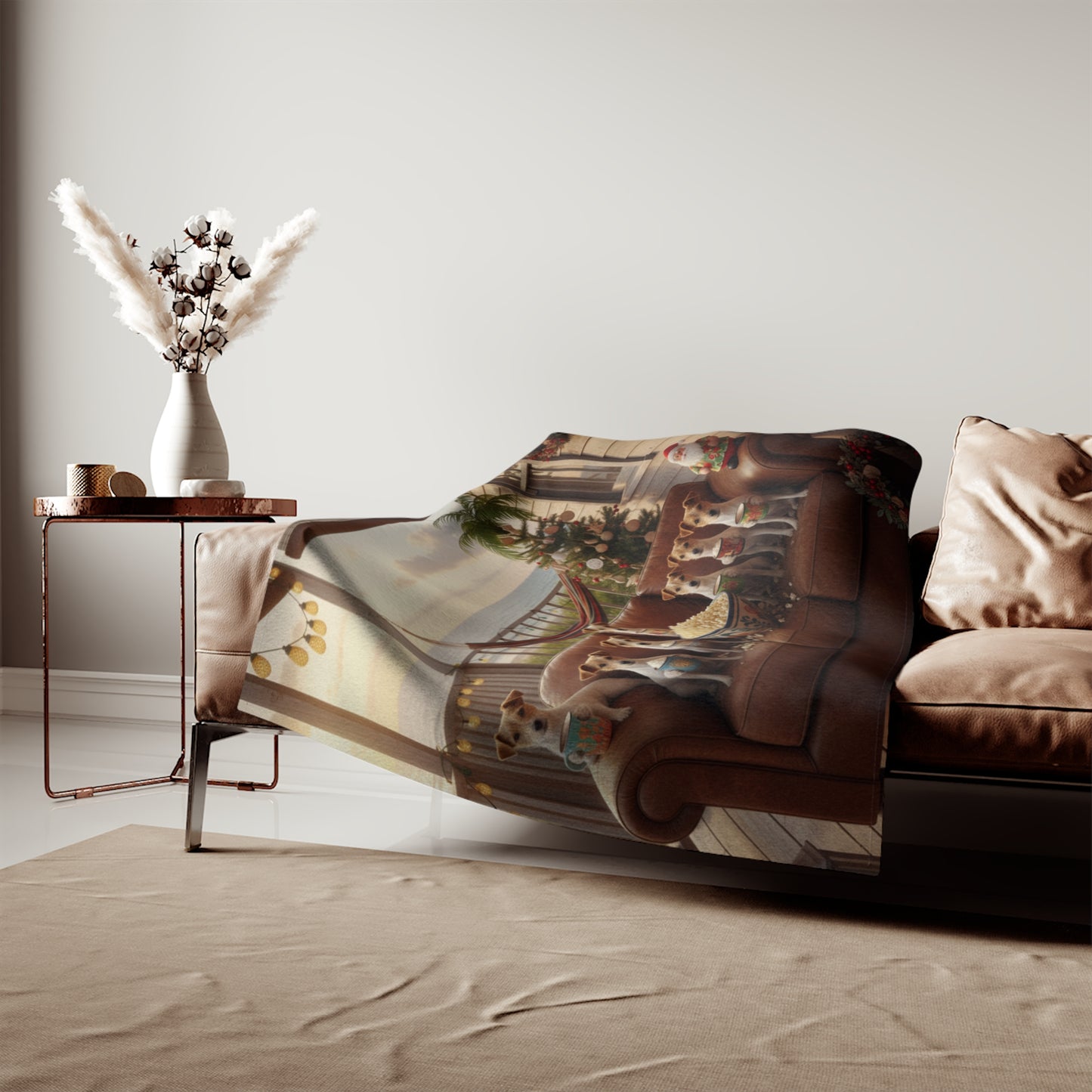 Coastal Holiday Veranda Blanket