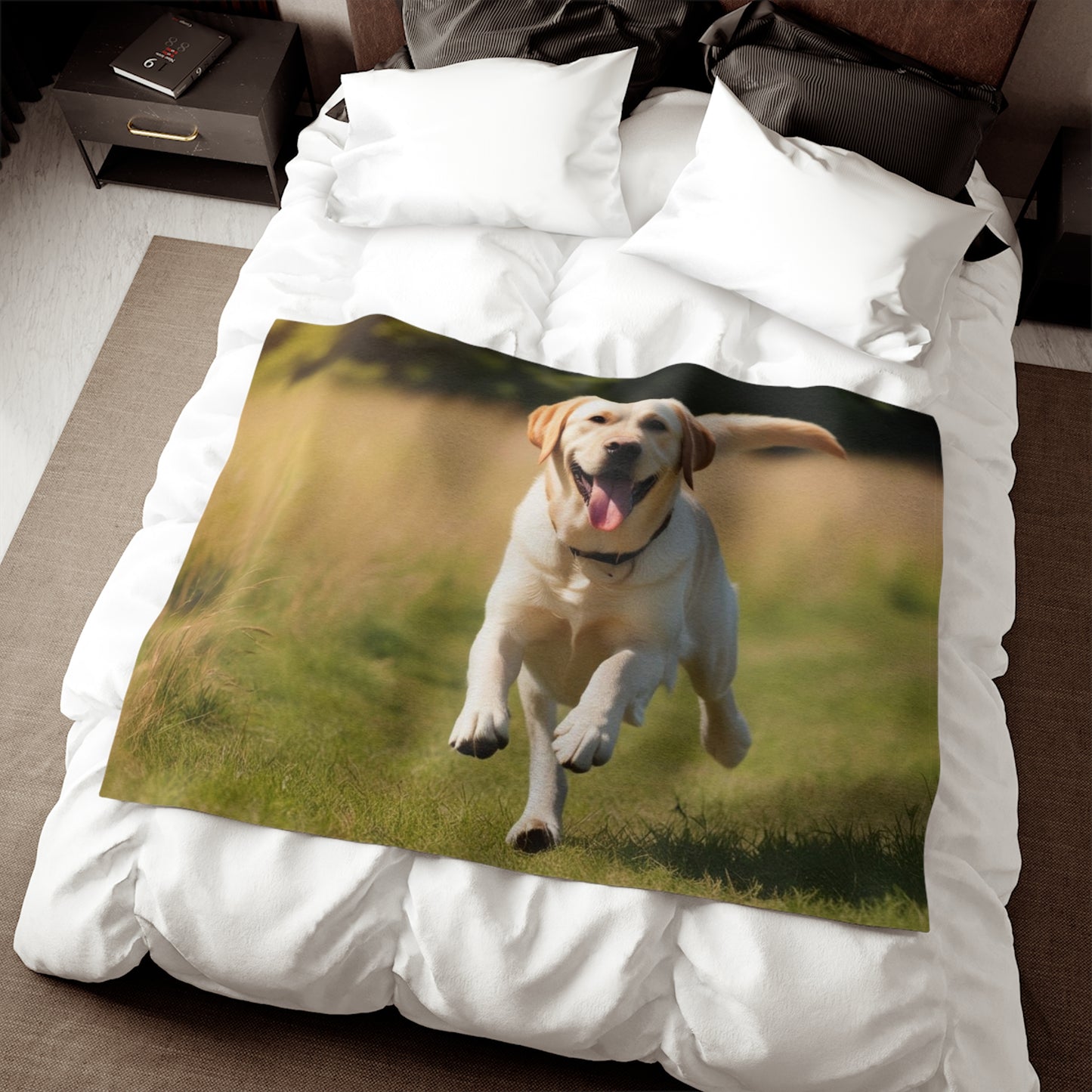 Manta sudadera con diseño de Labrador Retriever