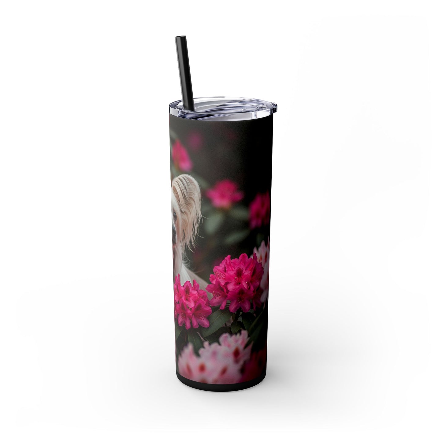 Skinny Tumbler with Straw – 20 oz Stainless Steel Cup