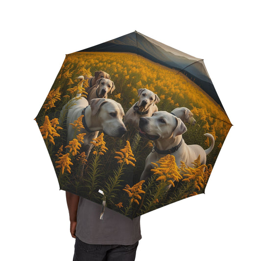 Mountain Cur Semi-Automatic Foldable Umbrella
