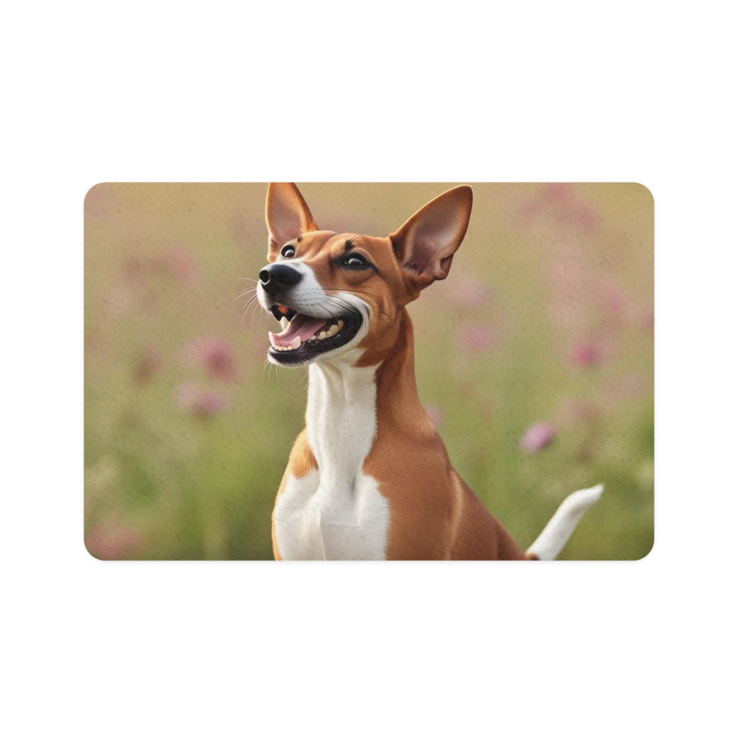 Pet Food Mat (12x18) - Basenji