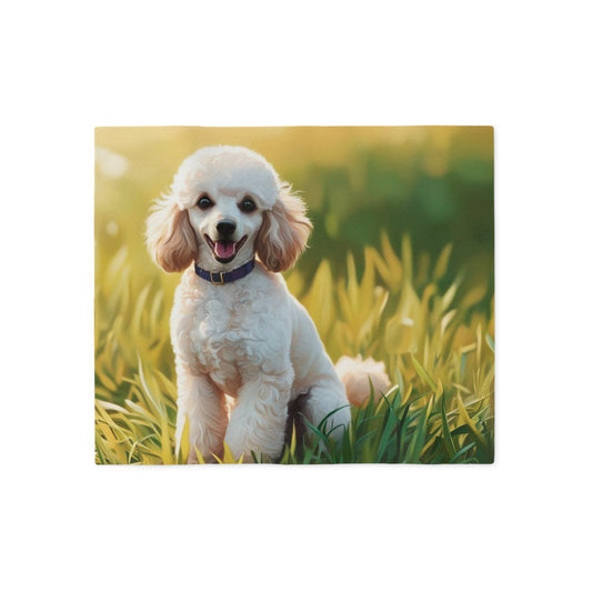 Miniature Poodle Sweatshirt Blanket