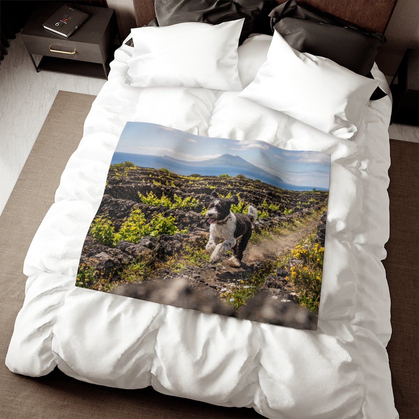 Portuguese Water Dog Blanket