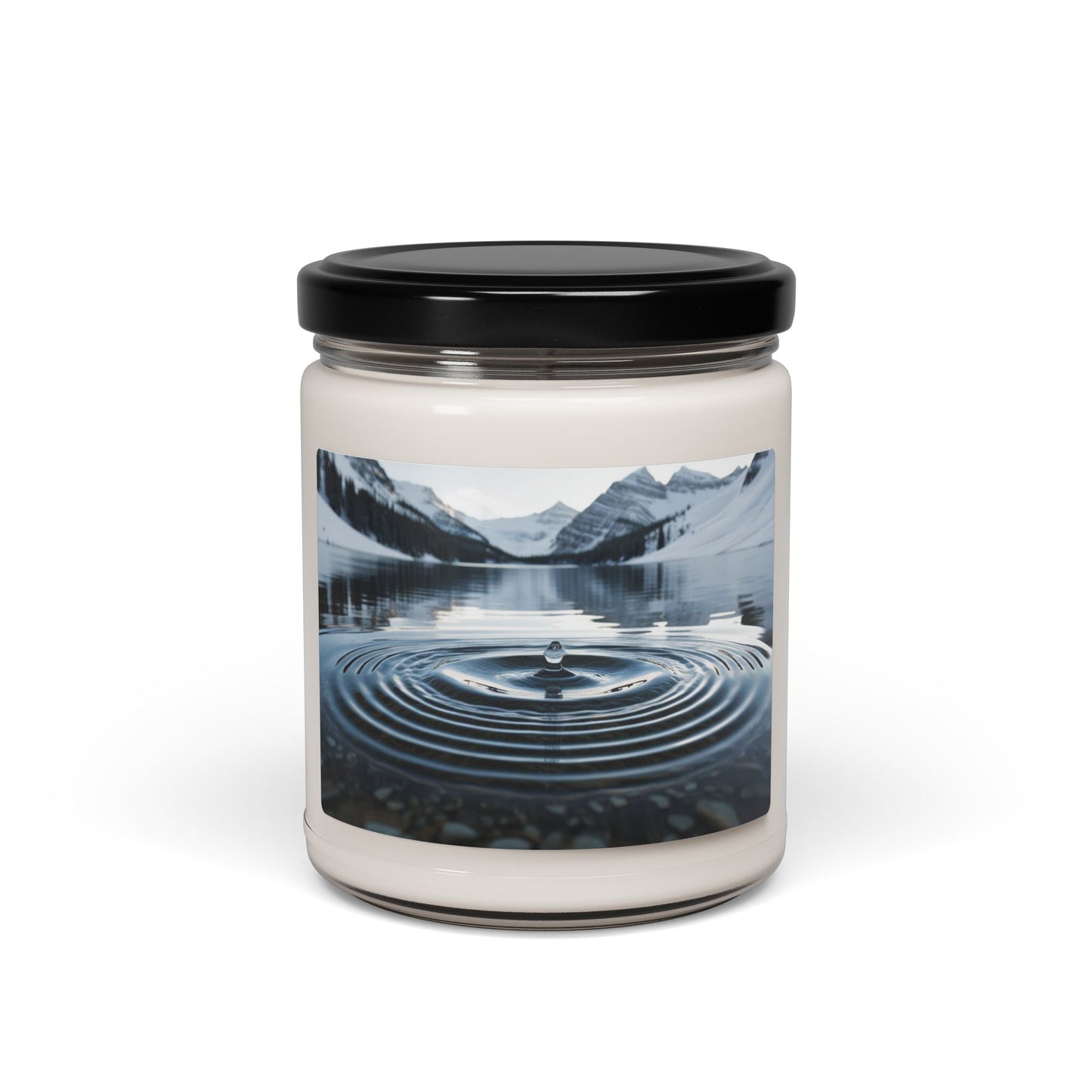 Ripple in a Snowy Mountain Lake- Scented Soy Candle, 9oz