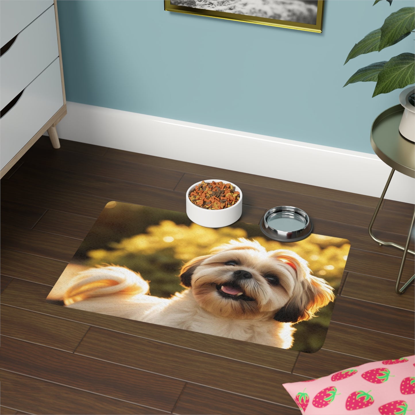 Pet Food Mat (12x18) - Shih Tzu