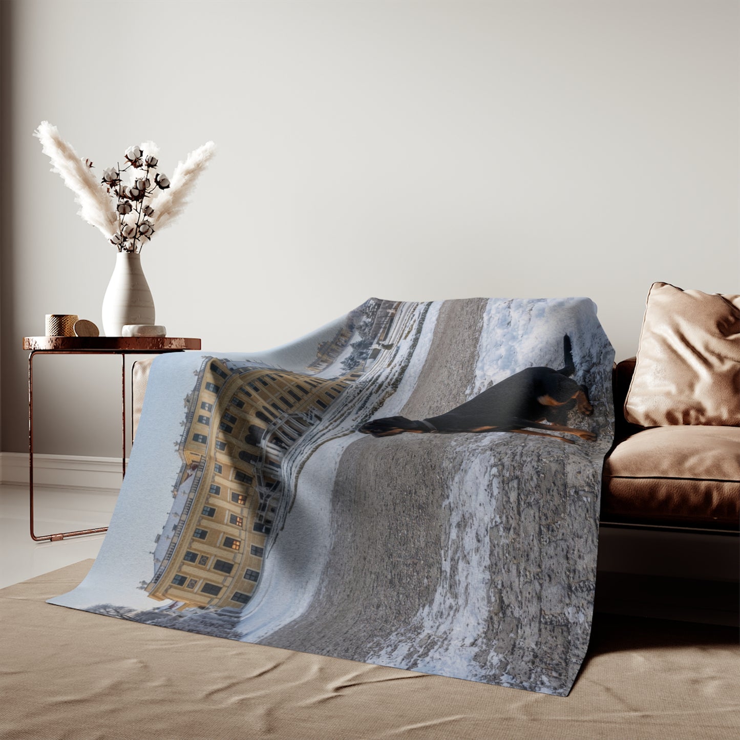 Austrian Black and Tan Hound Blanket