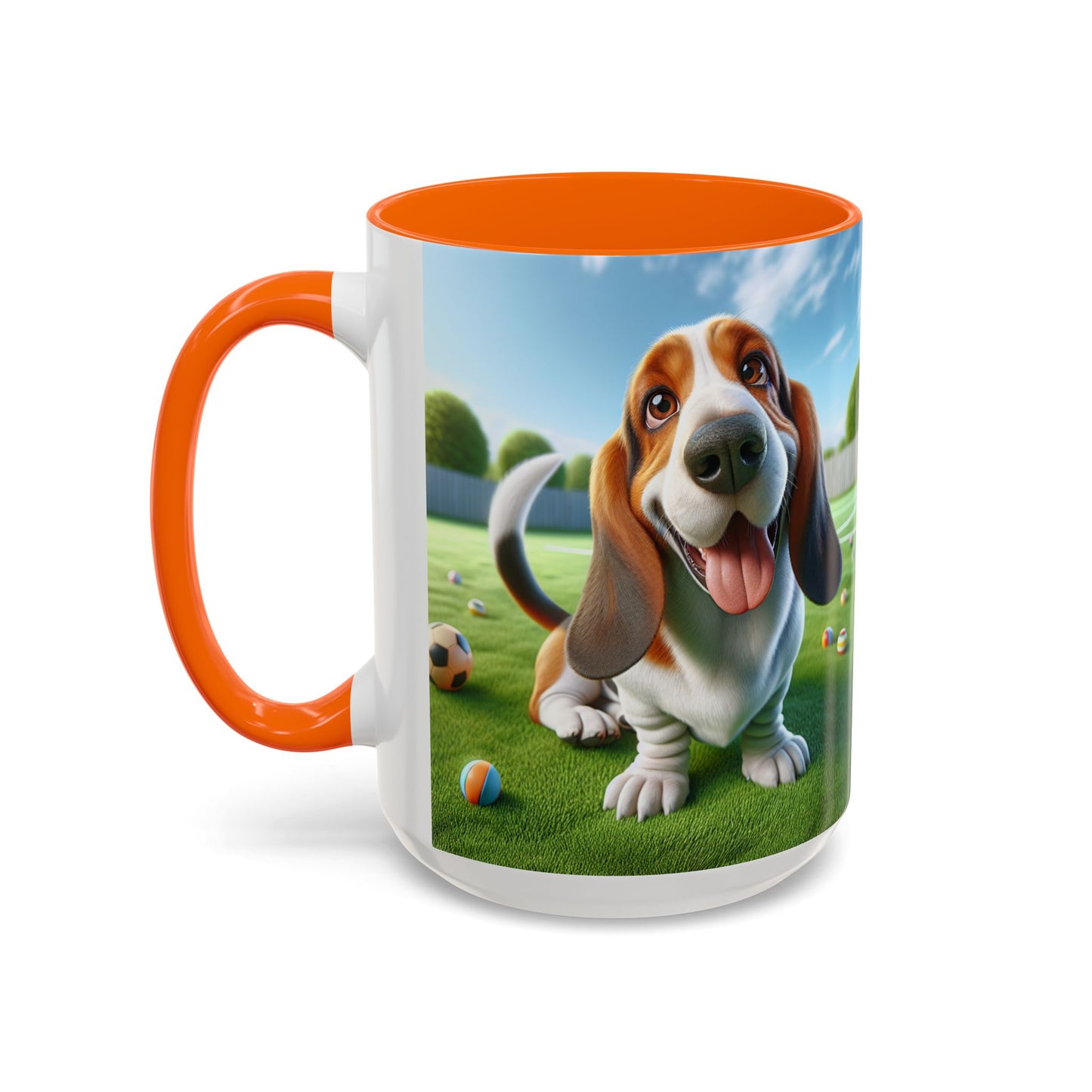 Basset Hound Accent Coffee Mug - Perfect Gift for Dog Lovers