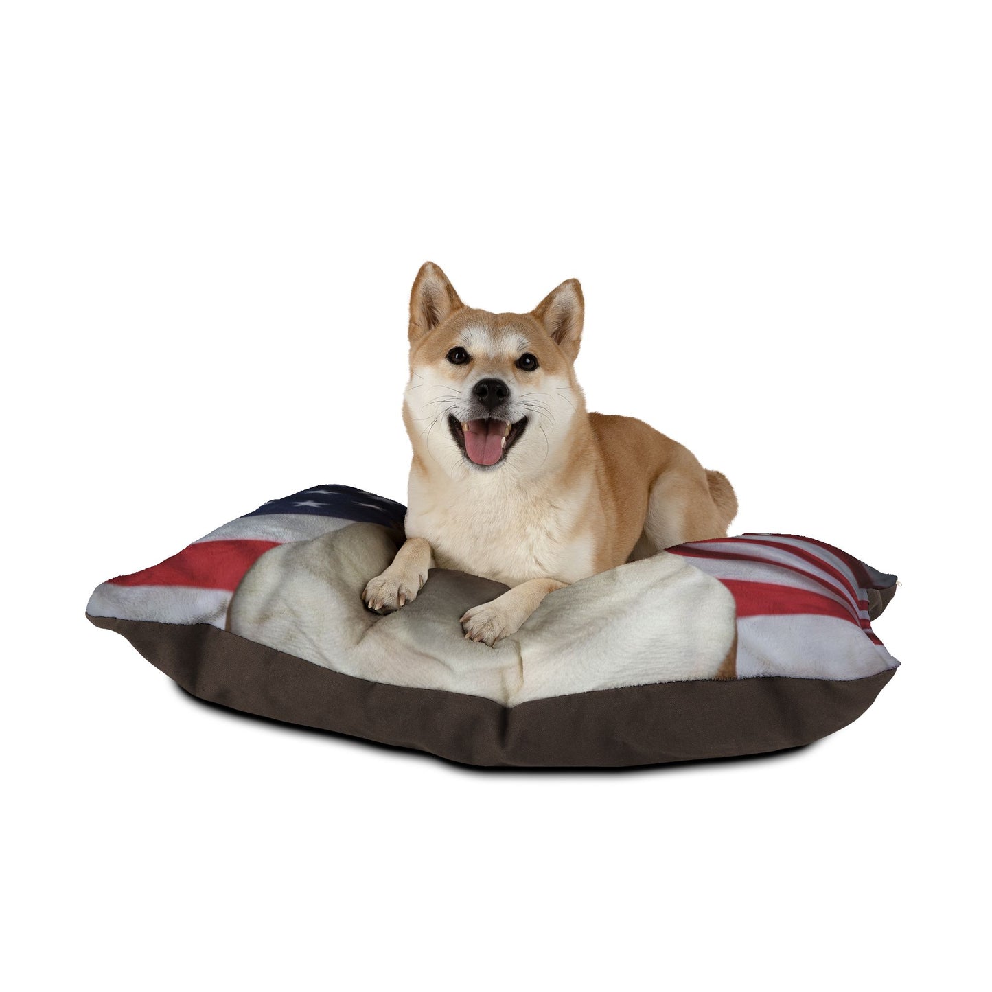 American Bulldog Patriotic Pet Bed
