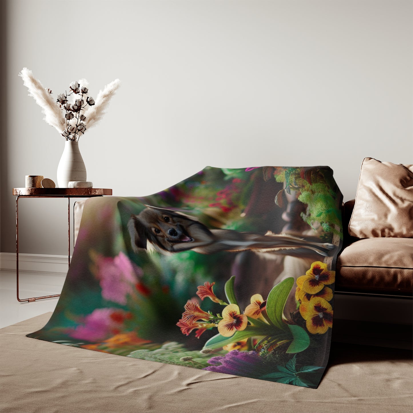 Peruvian Inca Orchid Sweatshirt Blanket