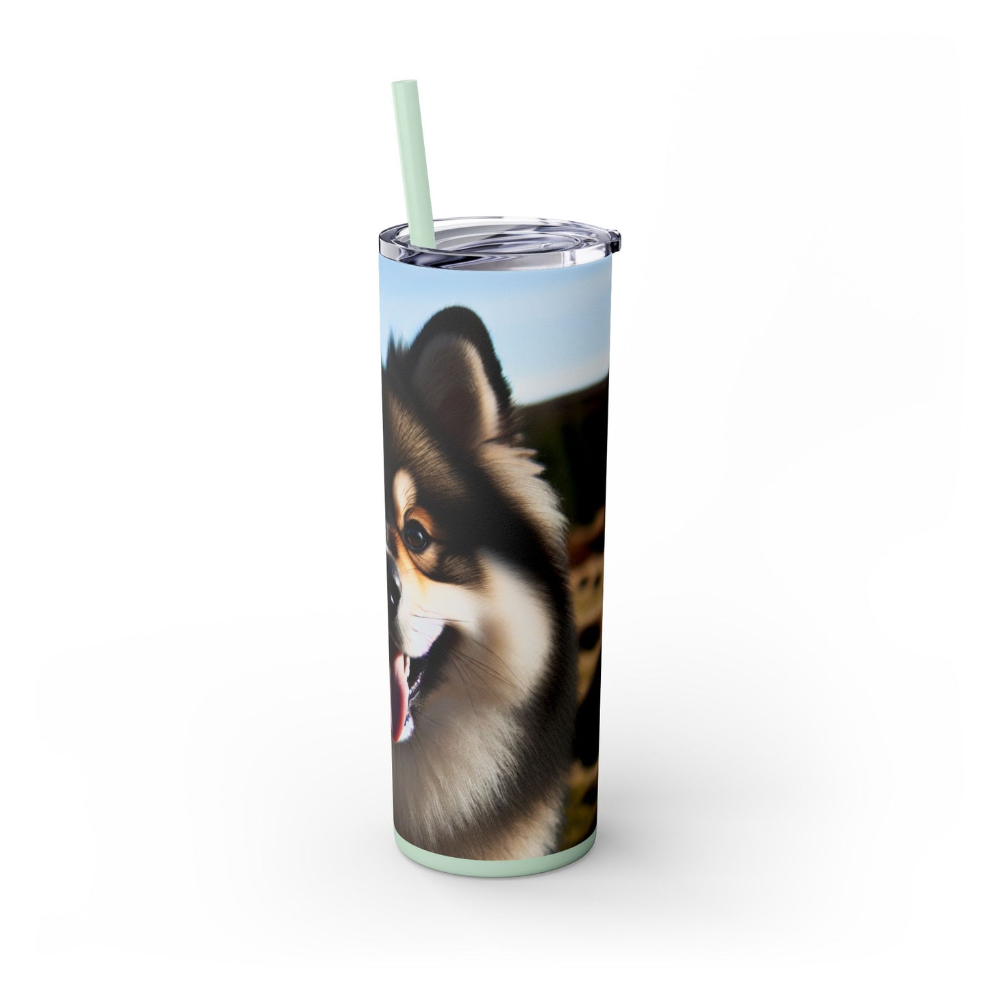 Norwegian Buhund Tumbler with Straw, 20oz
