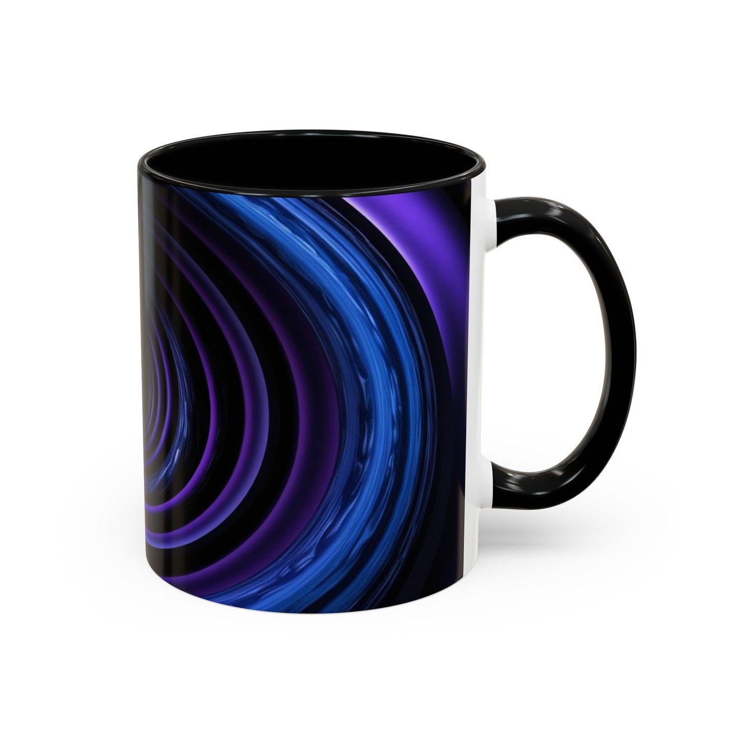 Optical Illusion Accent Mug – Ceramic Coffee Cup