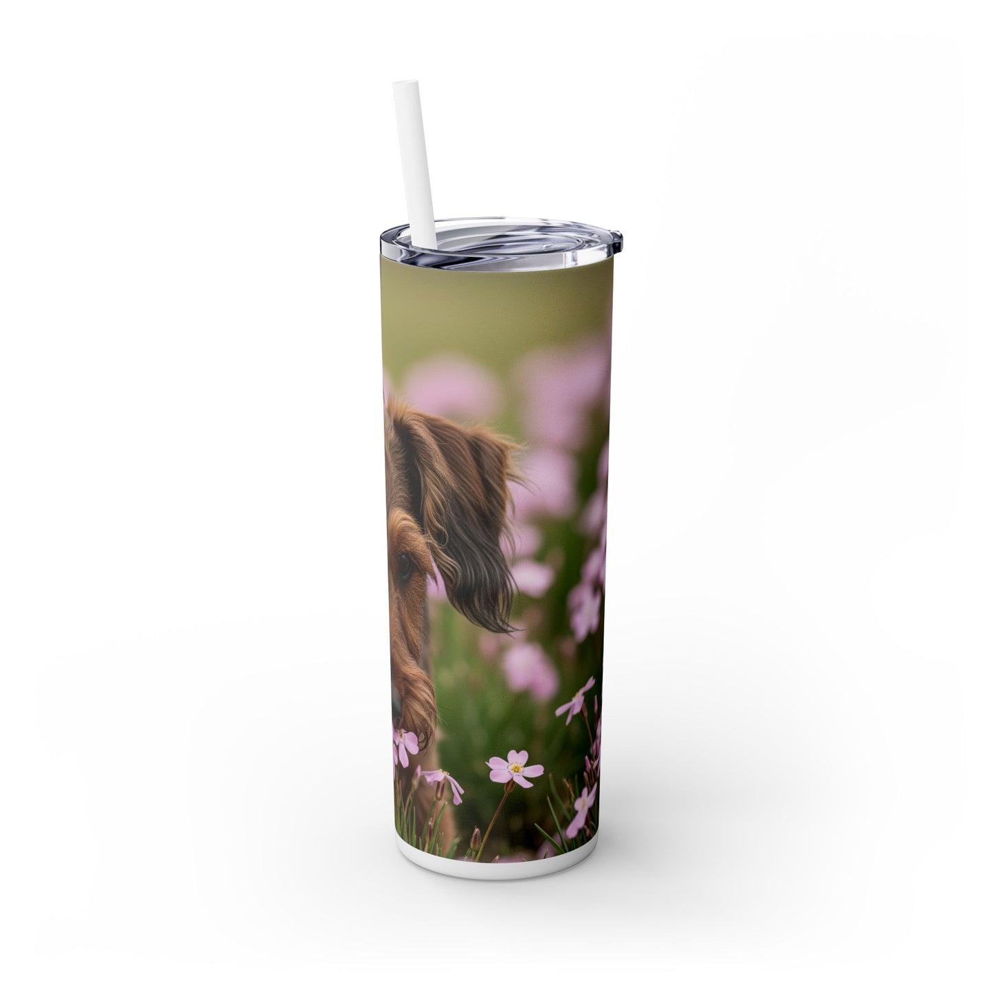 Gobelet isotherme Cesky Terrier avec paille, 590 ml