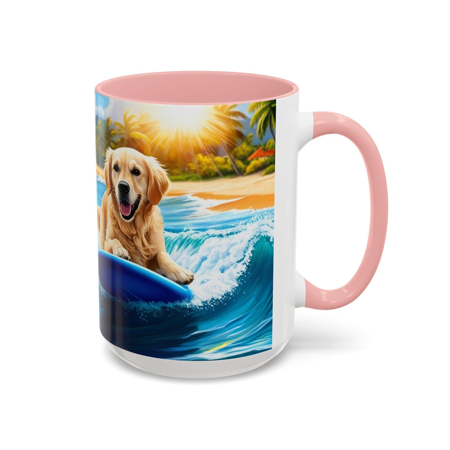 Taza de café con detalles de Surf Dogs: el regalo perfecto para los amantes de los perros