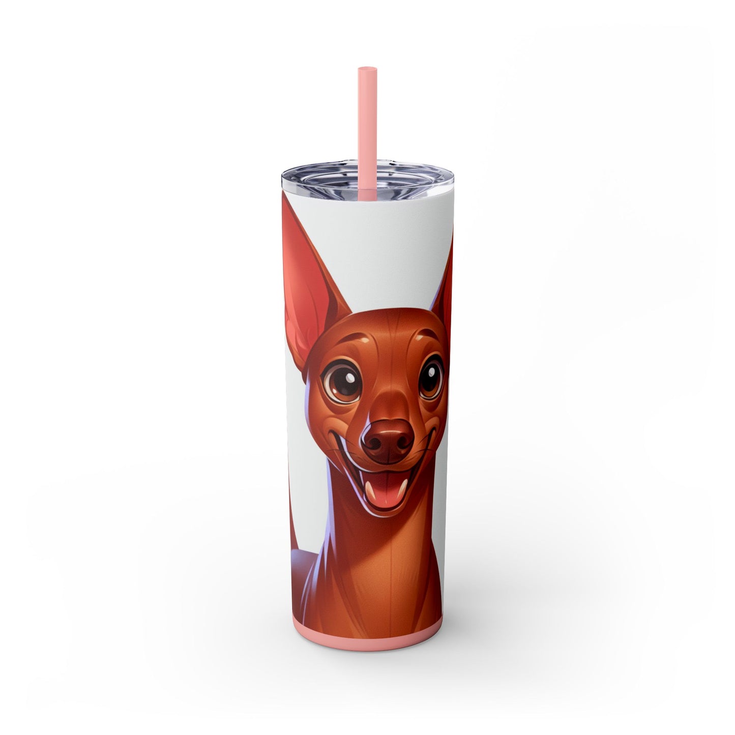 Vaso Cirneco dell'Etna con pajita, 20 oz