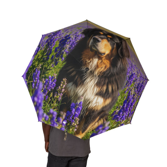 Himalayan Sheepdog Semi-Automatic Foldable Umbrella