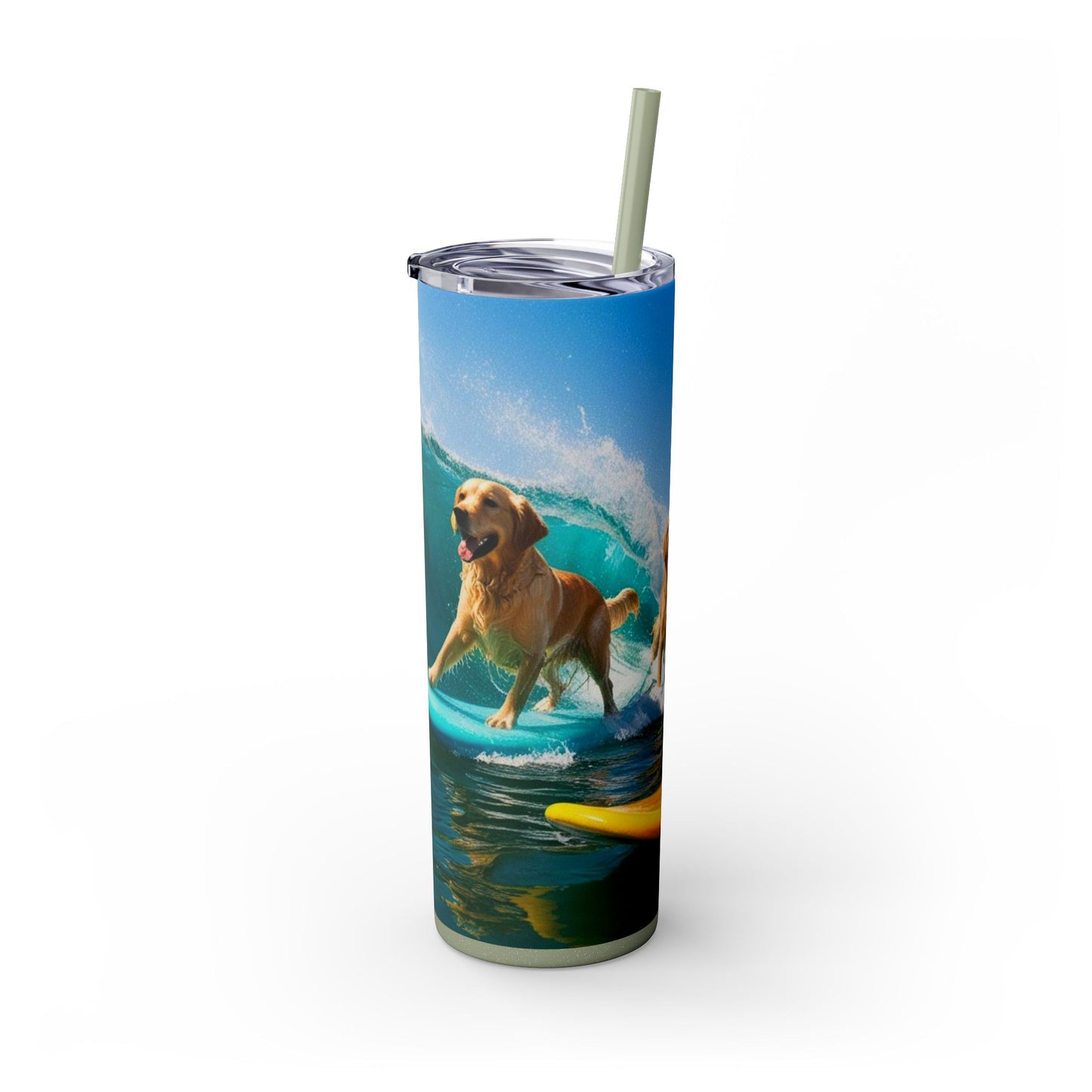 Surf Dogs Tumbler with Straw, 20oz