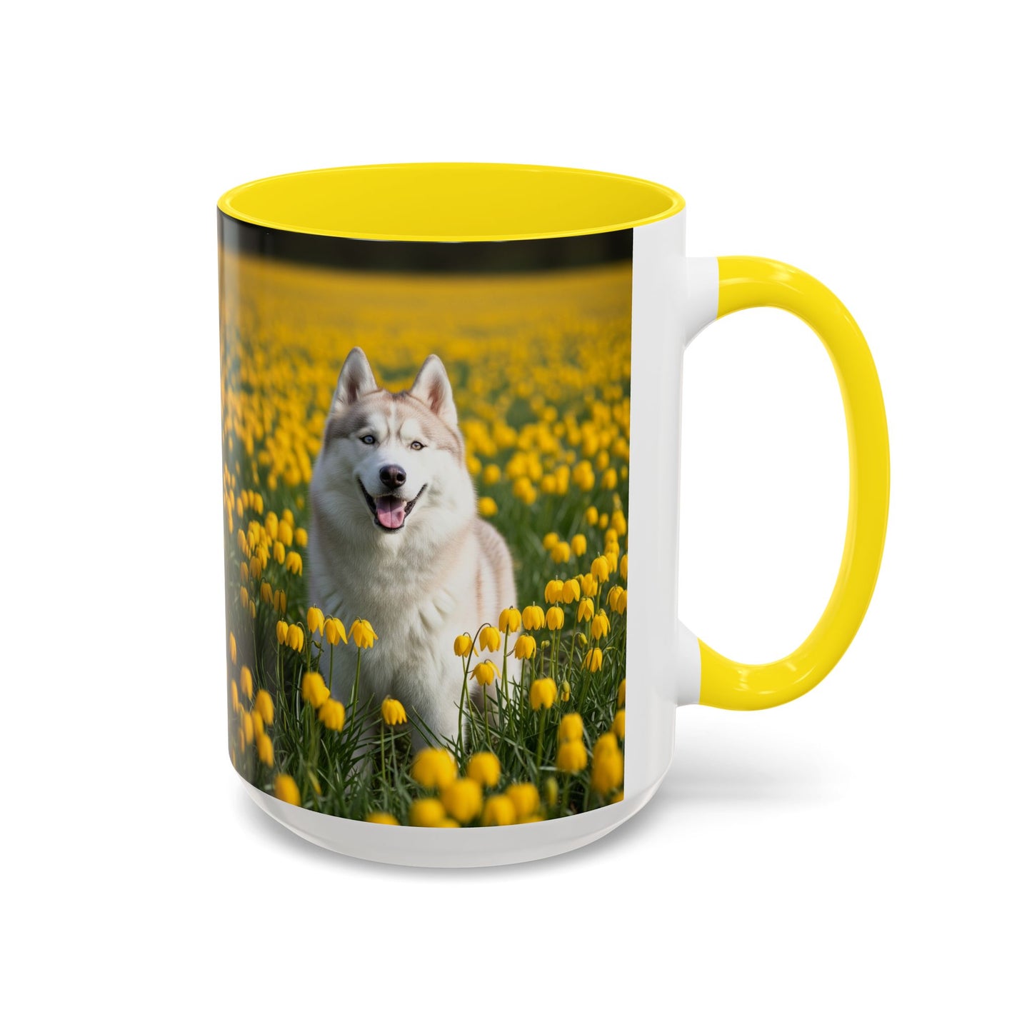 Mug à café avec motif Husky de Sibérie - Le cadeau idéal pour les amoureux des chiens