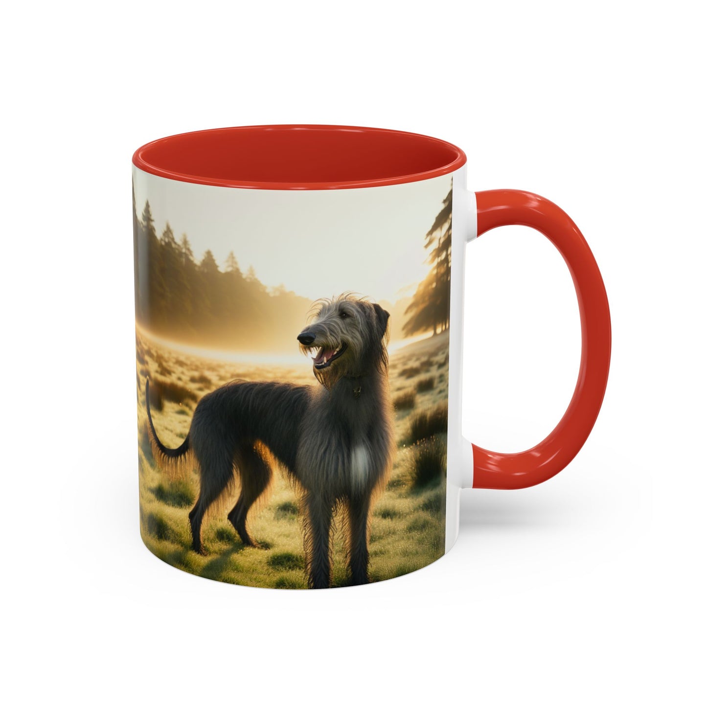 Scottish Deerhound Accent Coffee Mug - Perfect Gift for Dog Lovers