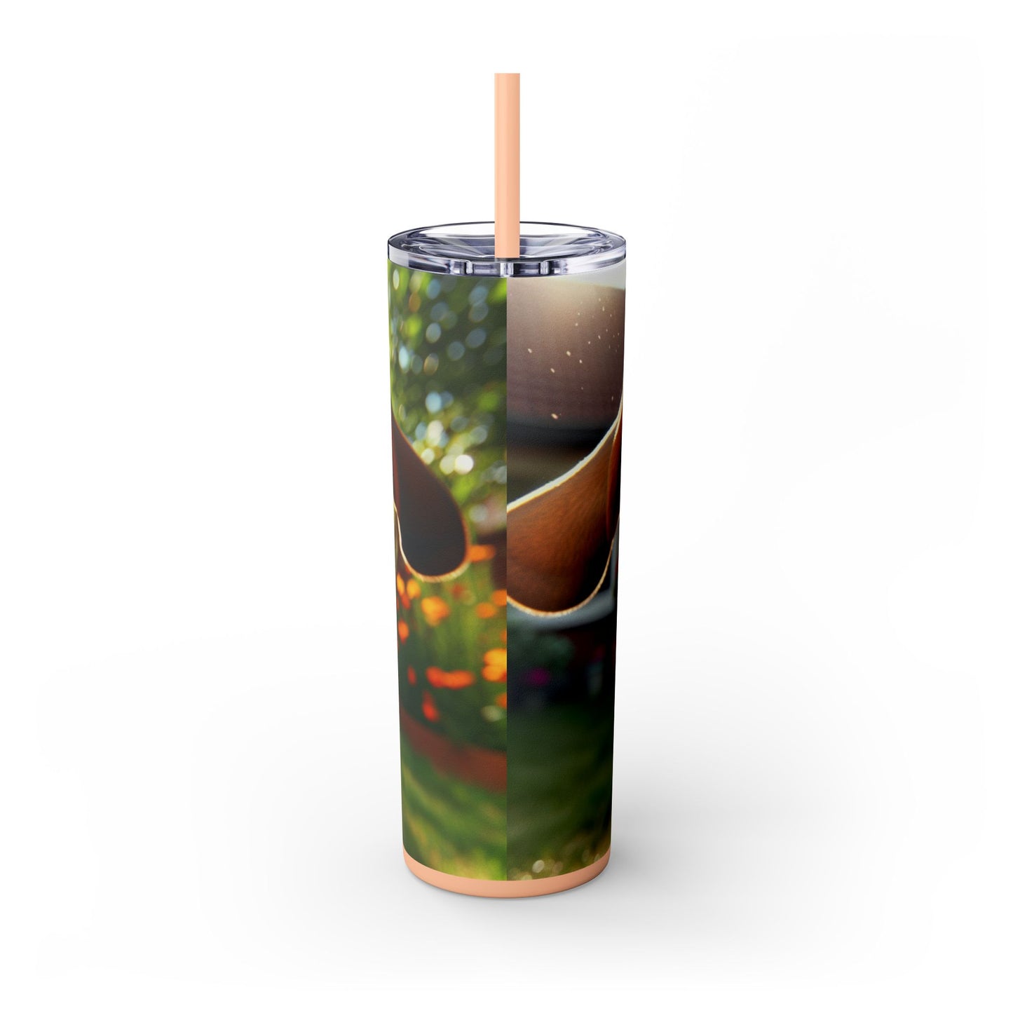 Bloodhound Skinny Tumbler with Straw, 20oz