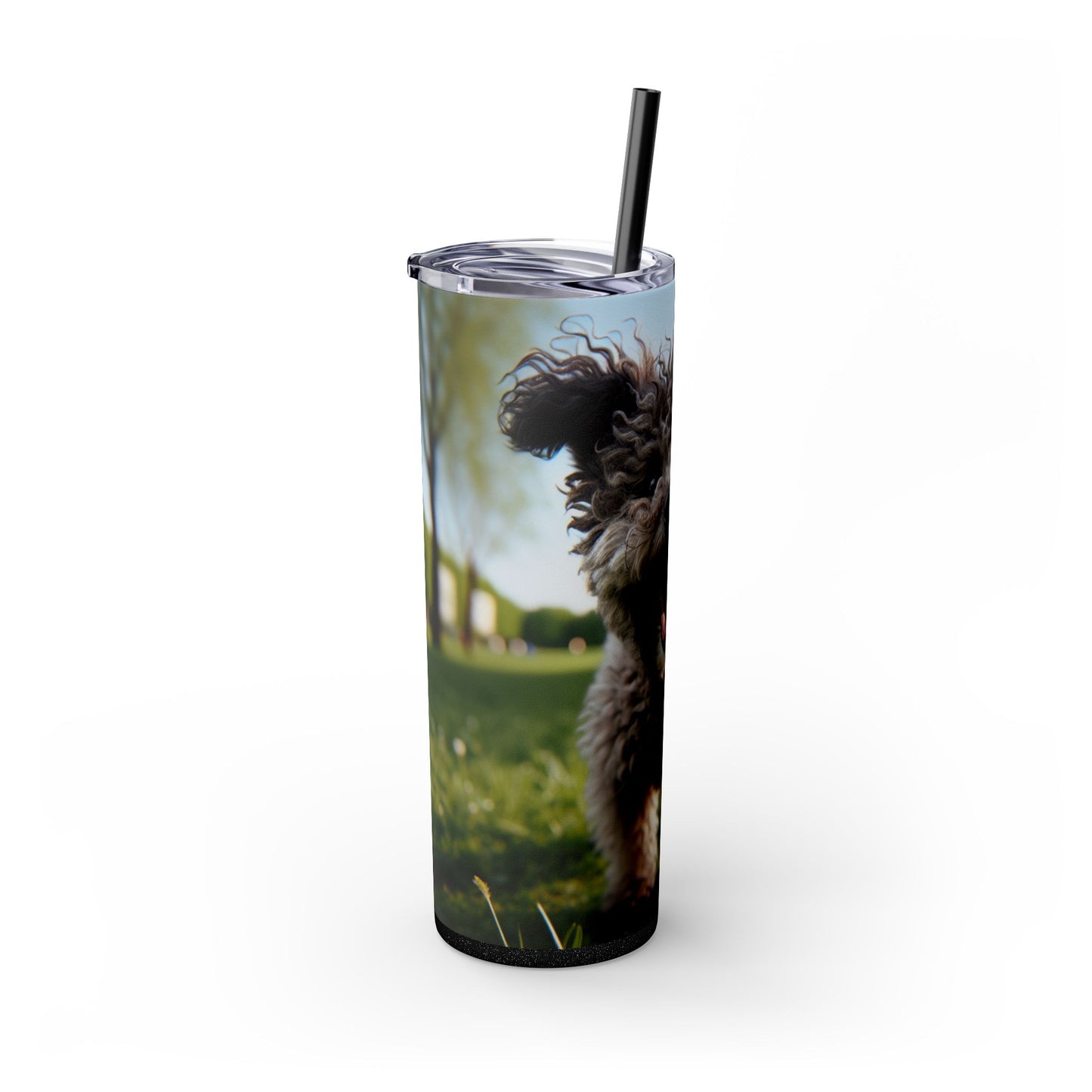 Pumi Skinny Tumbler with Straw, 20oz