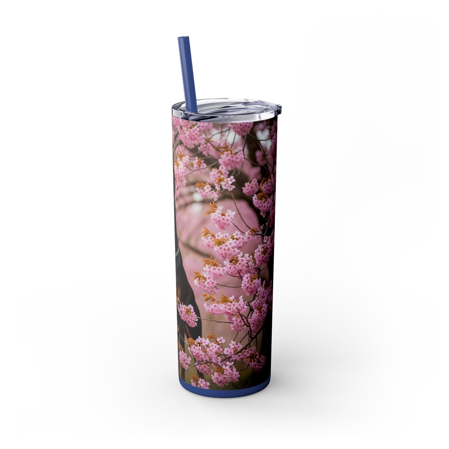 Gobelet isotherme Doberman avec paille, 590 ml