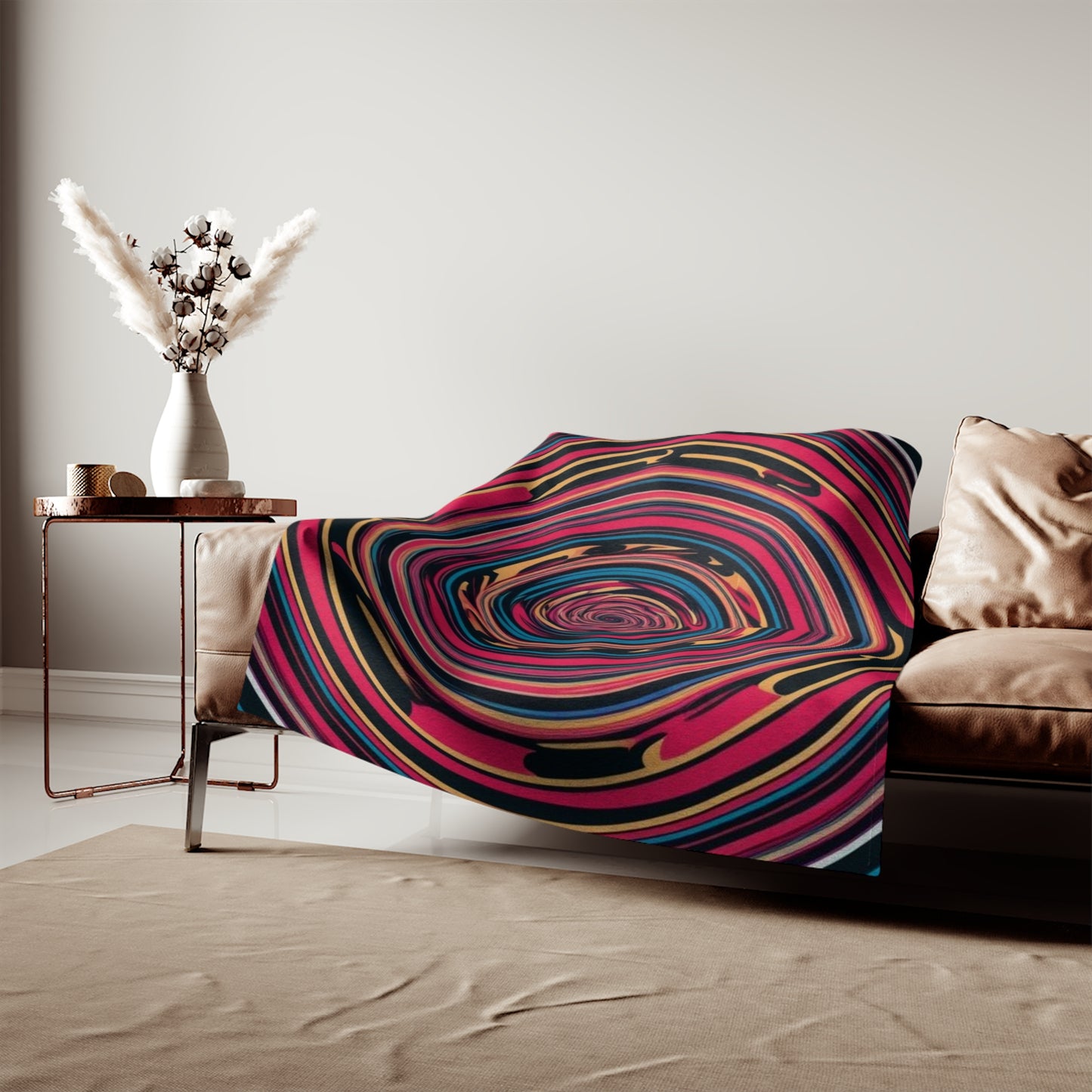 Optical Illusion Sweatshirt Blanket