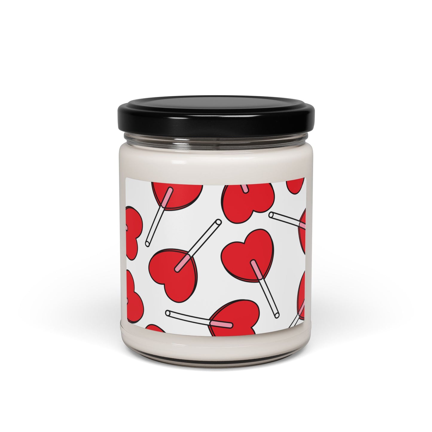 Heart Lollipop- Scented Soy Candle, 9oz